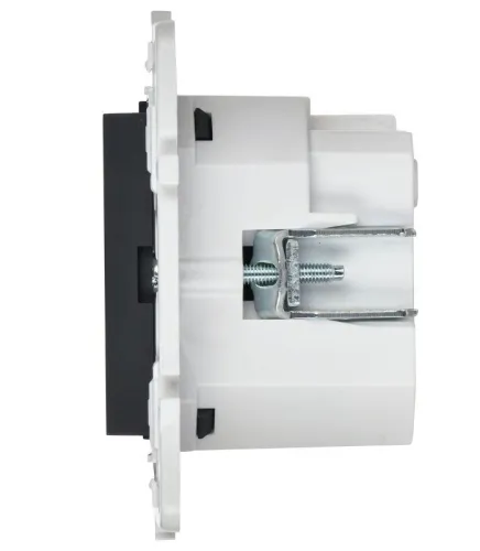 Розетка SKANDY 18Вт 16А с заземл. защ. шторки с USB C SK-R17G графит IEK SK-R14-16-U14-018-K53 фото 4