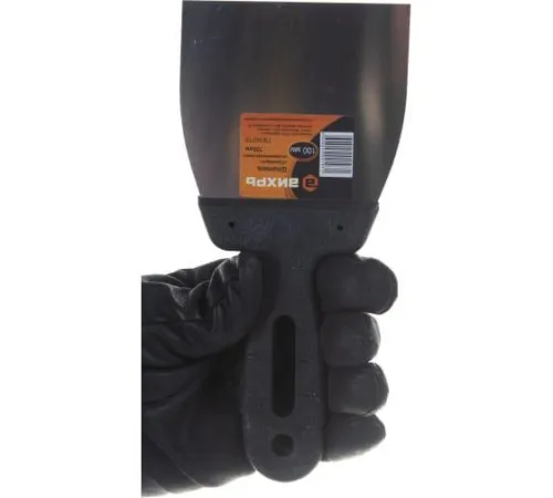 Шпатель пластиковая рукоятка 100мм нерж.cталь Вихрь 73/3/2/18 фото 4