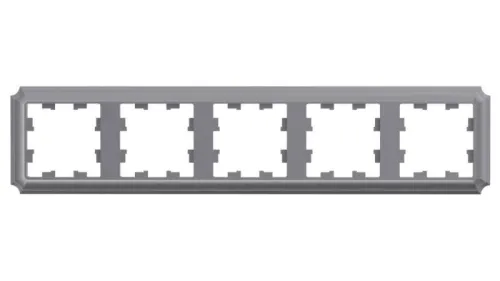 Рамка 5-м AtlasDesign Antique универс. сталь SE ATN100905