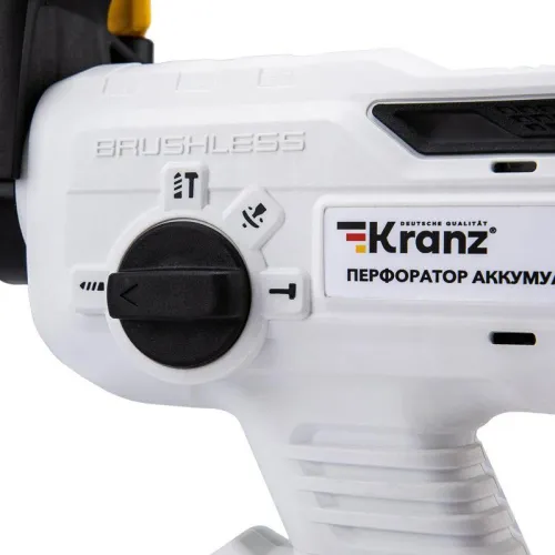 Перфоратор аккумуляторный SDS-plus 2.2Дж 1х4А.ч в кейсе Kranz KR-PT-120 фото 19
