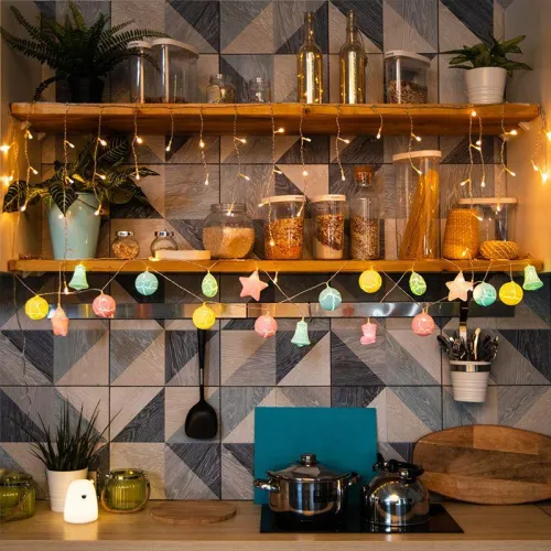 Гирлянда светодиодная "Карамельки" 1.5м 10LED тепл. бел. 0.1Вт IP20 провод ПВХ прозр. элементы питания 2хAA (не в компл.) Neon-Night 303-082 фото 5