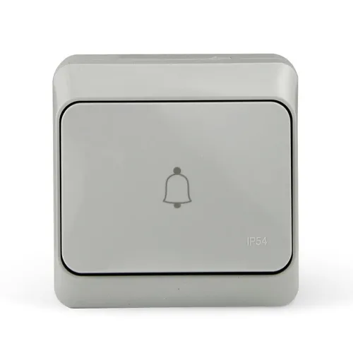 Кнопка звонка ОП Nix 10А IP54 250В сер. TOKOV ELECTRIC TKE-NX-DB-C06-IP54 фото 3