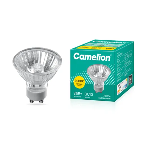 Лампа галогенная JCDRC 35Вт GU10 230В Camelion 5561