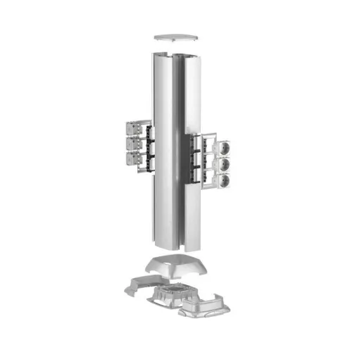 Колонна для эл. установ. 710мм алюм. сер. мет. DKC 09591 фото 5