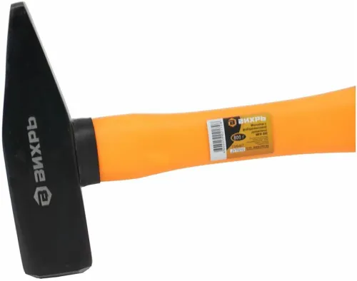 Молоток 800г квадратн. боек фибергласовая двухкомпонентн. ручка Вихрь 73/6/8/7 фото 4