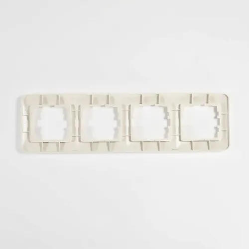 Рамка 4-м KARINA LIFE горизонт. крем. LEZARD 708-0300-149 фото 3