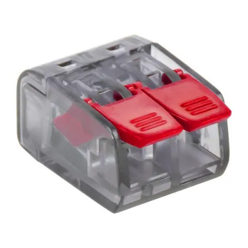 Клемма строительно-монтажная СМК 221-412 2-проводная 0.2-4кв.мм (блист.5шт) PROxima EKF plc-smk-221-412b фото 2