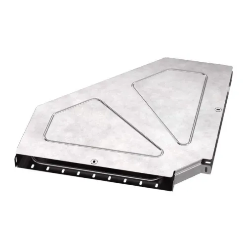 Угол для лотка горизонтальный 90град. 500х50 с крышкой Стандарт Промрукав PR16.0625