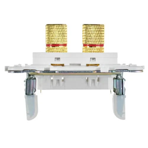 Аудиорозетка 4-м SKANDY SK-A01W арктич. бел. IEK SK-S40-K01 фото 3