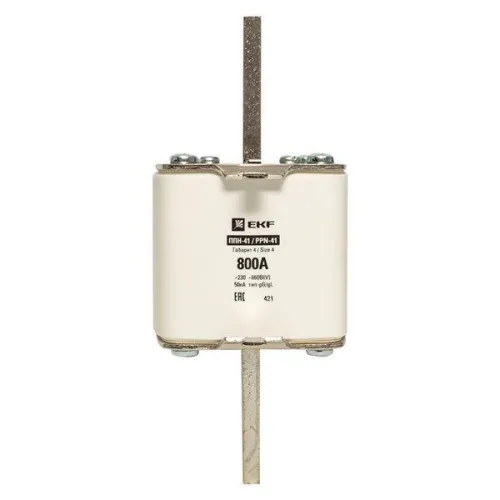 Вставка плавкая ППН-41 1250/800А габарит 4 PROxima EKF fus-41/1250/800 фото 4