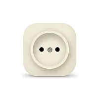 Розетка 1-м ОП 10А IP20 без заземл. сл. кость IONICH 1431