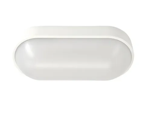 Светильник светодиодный WP 15 C 12W OP 840 W10L22 WH 220х106х60мм 12Вт 4000К IP65 ЖКХ овал. пылевлагозащ. бел. Русский Свет 15071524499