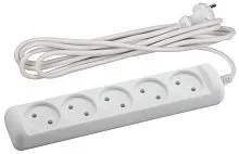 Удлинитель 5х5м без заземл. 10А IP20 U-5-5m-2х1 ПВС 2х1 Эра Б0028365