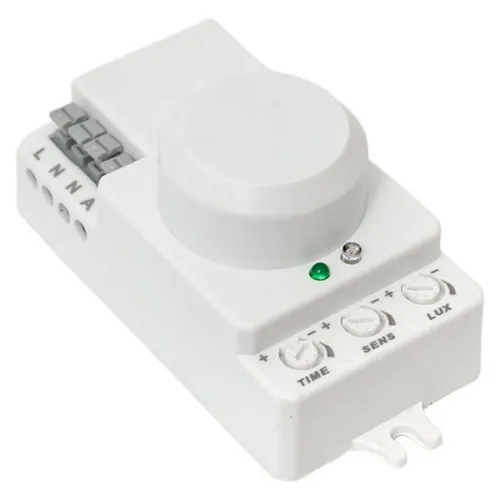 Датчик движения микроволновый MW-700 1200Вт 360град. до 10м IP20 бел. PROxima EKF dd-mw-700 фото 2