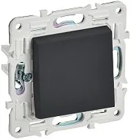 Выключатель 1-кл. SKANDY 10А SK-V01G графит IEK SK-V10-0-10-K53