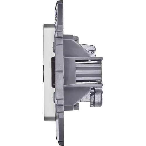 Розетка телевизионная TV Inspiria 2дБ 0-2400мГц с топологией "звезда" механизм алюм. IEK 673852 фото 3