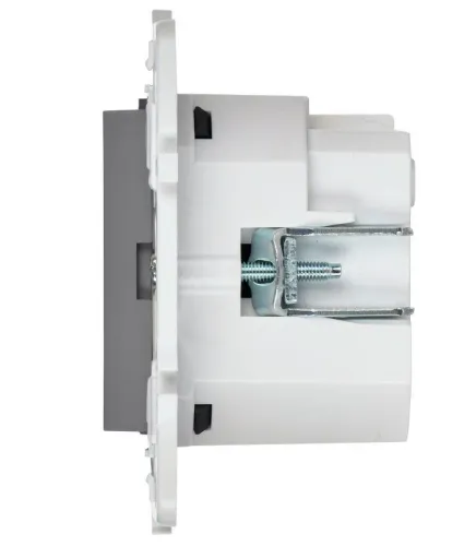 Розетка SKANDY 18Вт 16А с заземл. защ. шторки с USB C SK-R17Gr сер. IEK SK-R14-16-U14-018-K03 фото 5