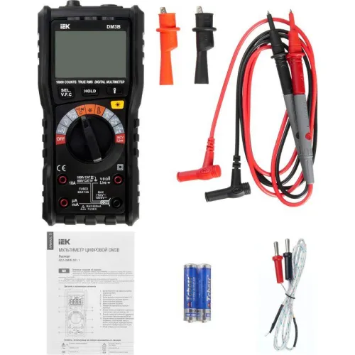 Мультиметр цифровой DM3B ARMA2L 5 IEK A2L5-DM12-03 фото 3