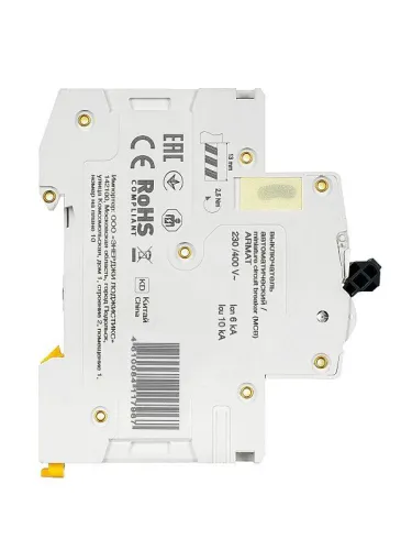 Выключатель автоматический модульный 3п C 50А M10N ARMAT IEK AR-M10N-3-C050 фото 7