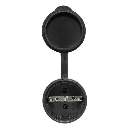 Розетка переносная 16А IP44 230В 2P+PE с защ. крышкой каучук PROxima EKF RPS-012-16-230-44-r фото 6