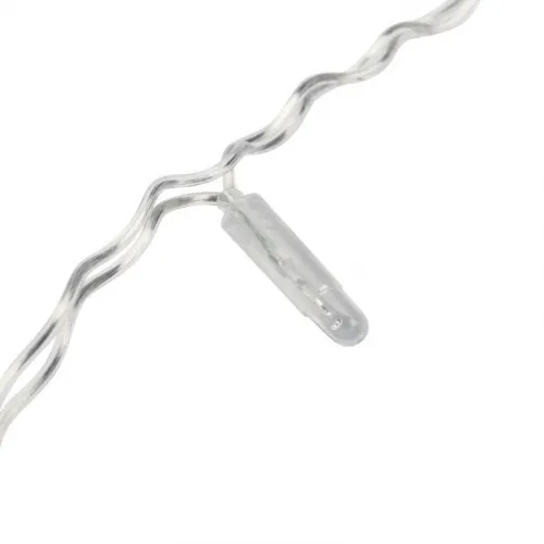 Гирлянда светодиодная "Светодиодный Дождь" 2х1.5м 192LED тепл. бел. 12Вт 230В IP65 постоян. свечение провод прозр. Neon-Night 235-306-6 фото 6