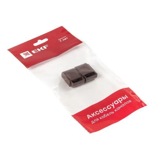 Заглушка 15х10 под темн. дерево Plast PROxima (уп.4шт) EKF ecd-15-10x4 фото 3