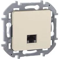 Розетка компьютерная Inspiria RJ45 кат.6 UTP механизм сл. кость IEK 673831