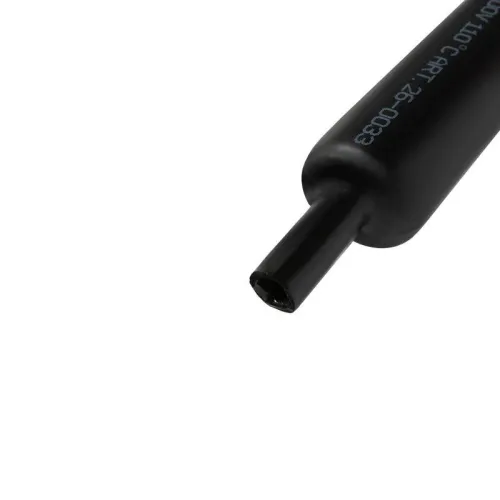 Трубка термоусадочная среднестен. клеевая 33/8 (3-4:1) черн. 1м (уп.4шт) Rexant 26-0033 фото 2