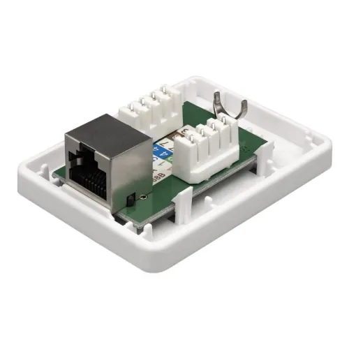 Розетка компьютерная 8P8C (RJ-45) FTP кат.6 1 порт SUPRLAN 10-0352 фото 2