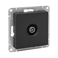 Розетка телевизионная оконечная TV СП Эпика механизм черн. EKF UP1-SOB-TV-3