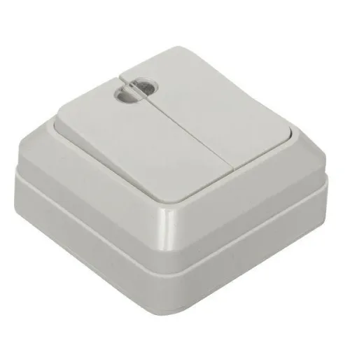 Выключатель 2-кл. ОП Рим 10А IP20 с индикатором бел. EKF ENV10-123-10 фото 5