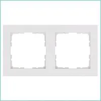 Рамка 2-м G-Classic бел. глянцевый Jasmart G1002W