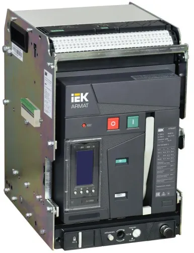 Выключатель автоматический воздушный 3п A 1000А 66кА выдвижной TY с акс. ARMAT IEK AR-ACB-3VA-066-1000A-TYCF