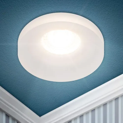 Светильник декоративный DK94 ICE MR16 GU5.3 встраив. бел. ЭРА Б0055590