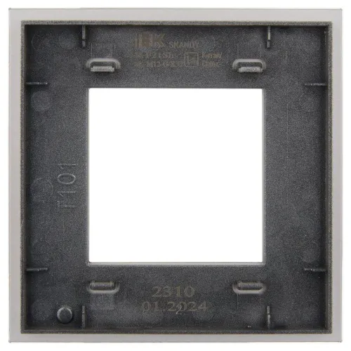 Рамка 1-м SKANDY SK-F21Sh стекло шампань IEK SK-M12-G-K37 фото 4