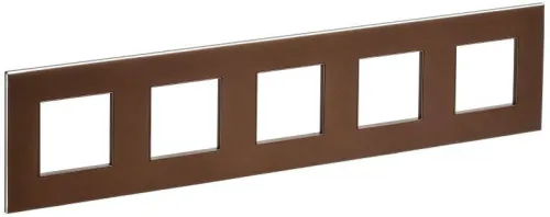 Рамка 5-м SKANDY SK-F35Br металл шоколад IEK SK-M52-M-K30