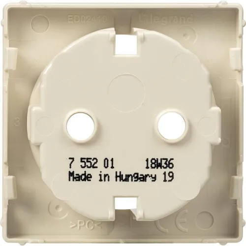 Панель лицевая Valena Life для розетки 2К+З сл. кость Leg 755201 фото 2