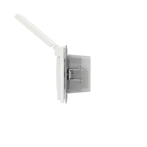 Розетка силовая KANT IP44 2P+E защ. шторки с крышкой бел. магнолия DKC 7000013 фото 4