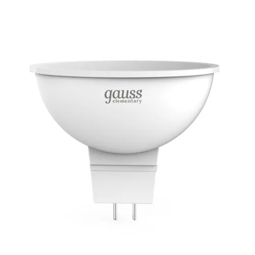 Лампа светодиодная Elementary 9Вт MR16 софит 4100К нейтр. бел. GU5.3 660лм GAUSS 13529 фото 5