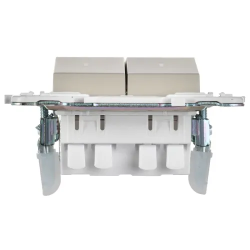 Выключатель проходной 2-кл. SKANDY 10А SK-V10B с индикацией беж. IEK SK-V22-1-10-K10 фото 4