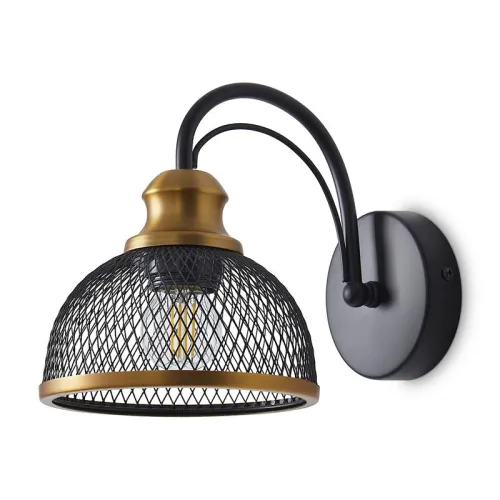 Светильник Caz 1х60Вт E27 IP20 бра настен. Freya FR5527WL-01BBZ фото 2