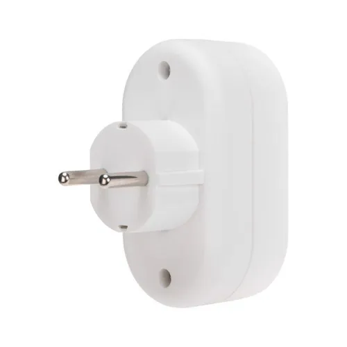 Разветвитель 2-м с заземл. 16А IP20 бел. Rexant 11-1075 фото 7