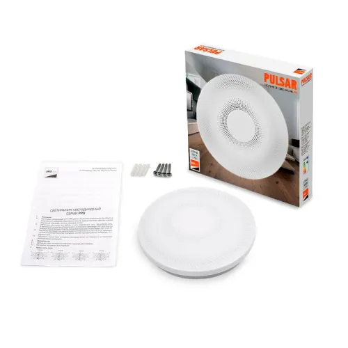 Светильник светодиодный декоративный PPB Pulsar 32Вт 4000К IP20 d320х60 настенно-потолочный бытовой JazzWay 5024748 фото 8