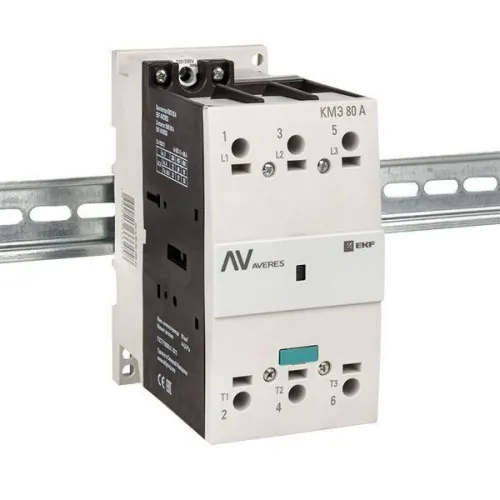Контактор КМЭ 80А кат. 400В AC AVERES EKF ctr-s-80-00-400-av фото 3