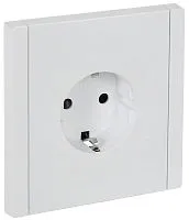 Розетка СП FORTE&PIANO FP215 16А с заземл. защ. шторки винт. крепл. бел. IEK FP-R14-16-K01