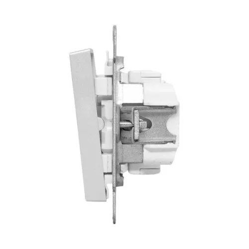 Выключатель кнопочный 2-кл. СП Эпика механизм алюм. EKF UP1-SWA-23 фото 5