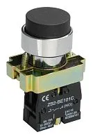 Кнопка LAY5-BL21 1НО без подсветки черн. IEK BBT70-BL-K02