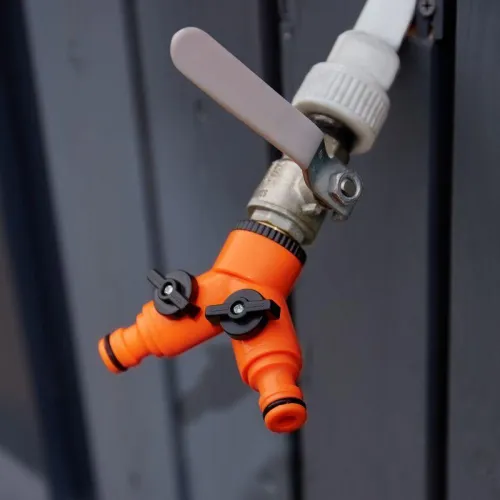 Разветвитель 2-х канальный на кран 3/4-1/2дюйма ЧЕТЫРЕ СЕЗОНА 62-0223 фото 6