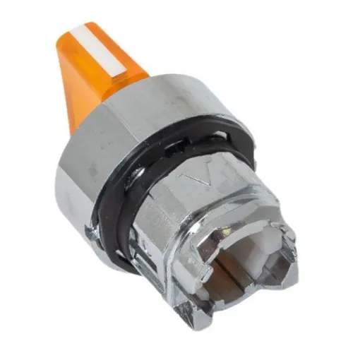 Механизм переключателя исполнительный ХB4 желт. на 3 положения возвратный без фиксации с подсветкой с короткой ручкой PROxima EKF XB4BD3L-Y фото 9