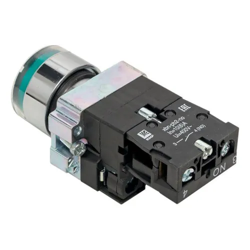 Кнопка BA31 с подсветкой 230В зел. NO PROxima EKF xb2-bw31-230 фото 3